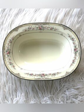 Vintage Noritake Shenandoah Bone China Oval Vegetable Dish Excellent 10.5” #9729